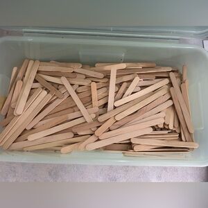 Wooden craft sticks